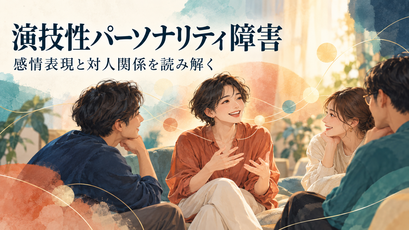 演技性パーソナリティ障害とは｜対人関係と治療の考え方
